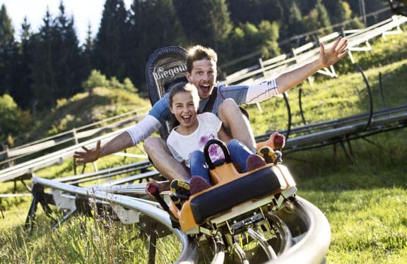 Sommerrodeln: Dein Sommerurlaub in den Ferienwohnungen von Appartements Harmony in Flachau, Salzburger Land